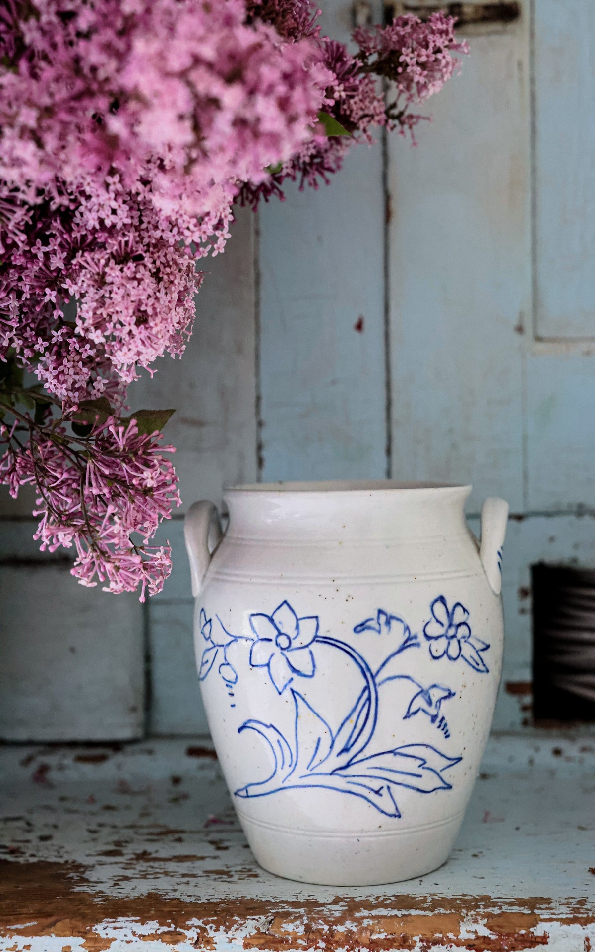Vintage Swedish Stoneware Pot