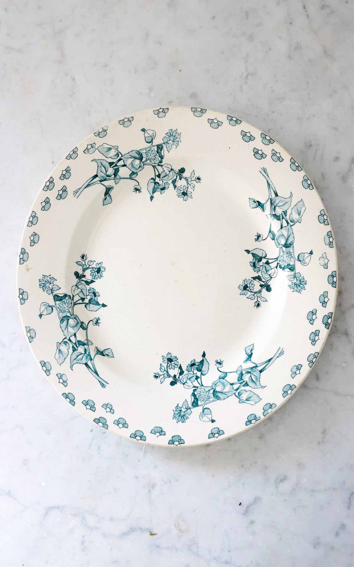 Vintage French Ironstone Plate