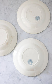 Set of Three Vintage French Ironstone Bowls