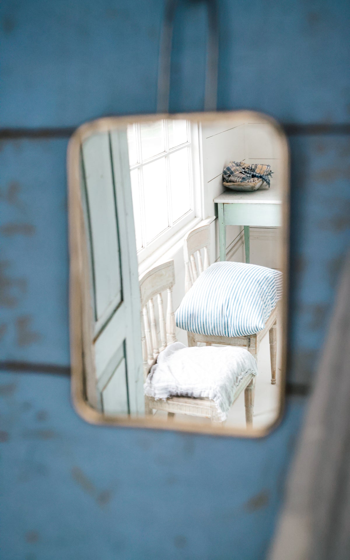 Petite Vintage French Mirror