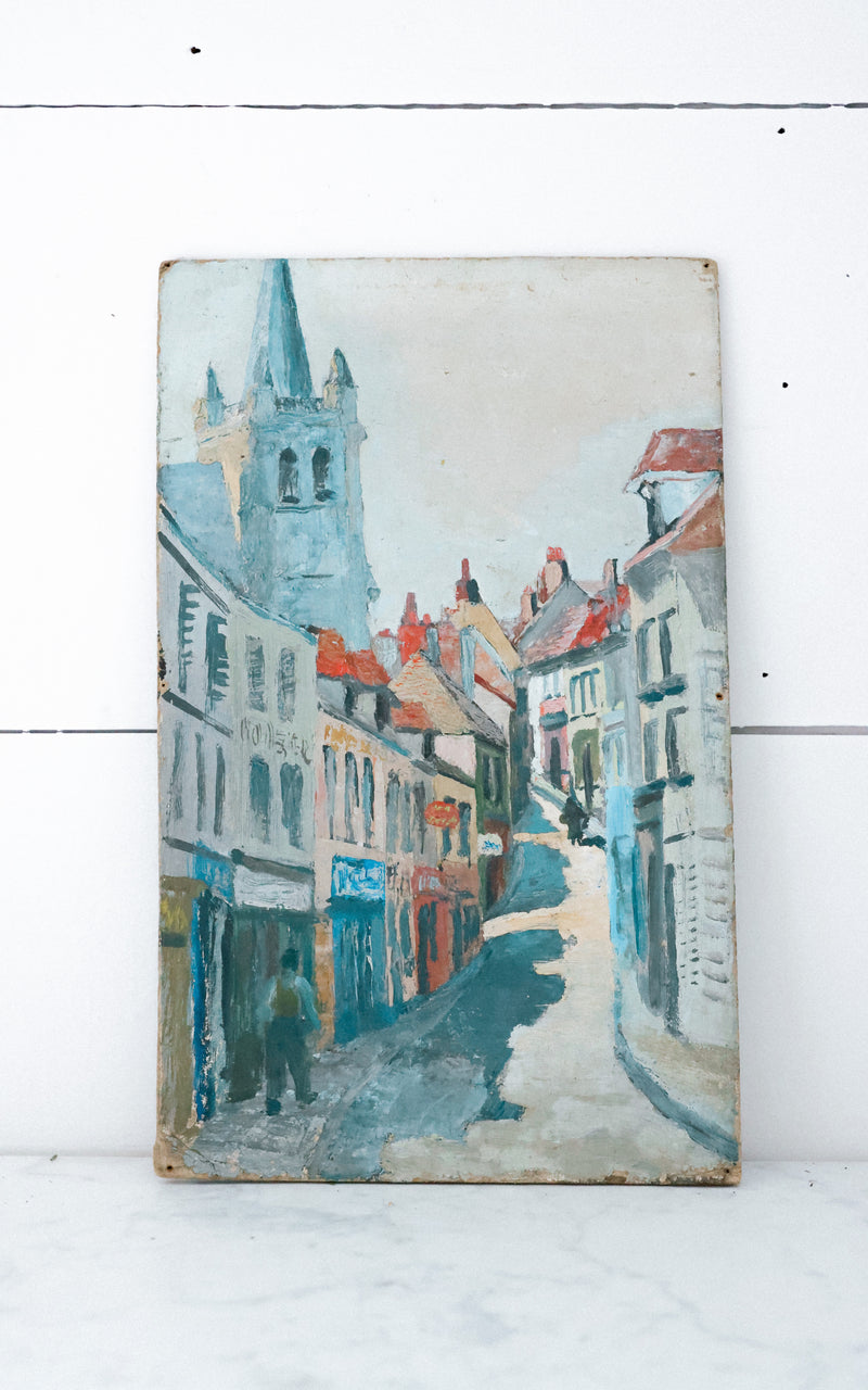 Vintage French Oil Painting