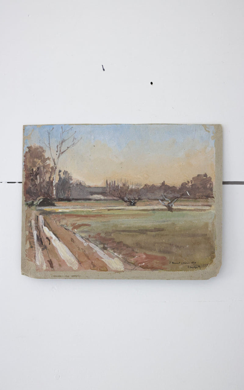 Vintage French Watercolor