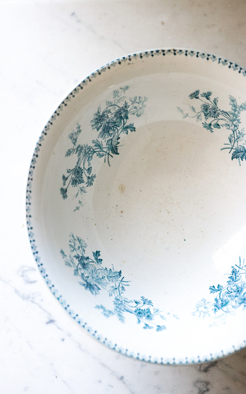 Vintage French Ironstone Bowl