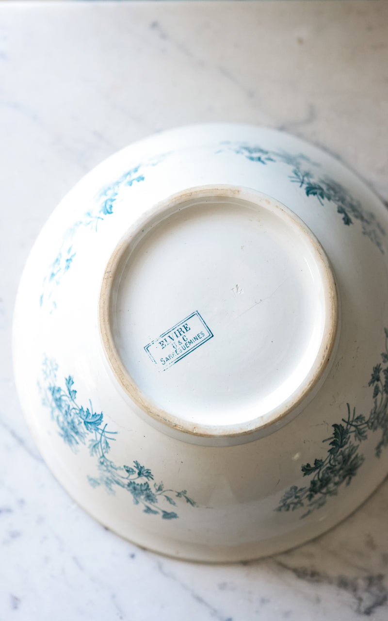 Vintage French Ironstone Bowl