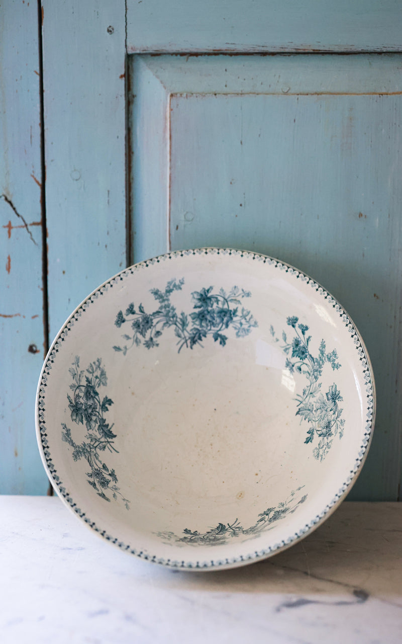 Vintage French Ironstone Bowl