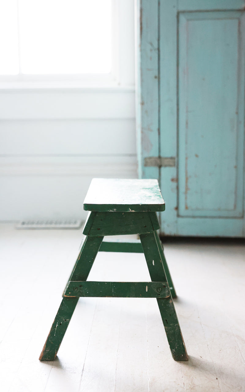 Vintage French Dairy Stool