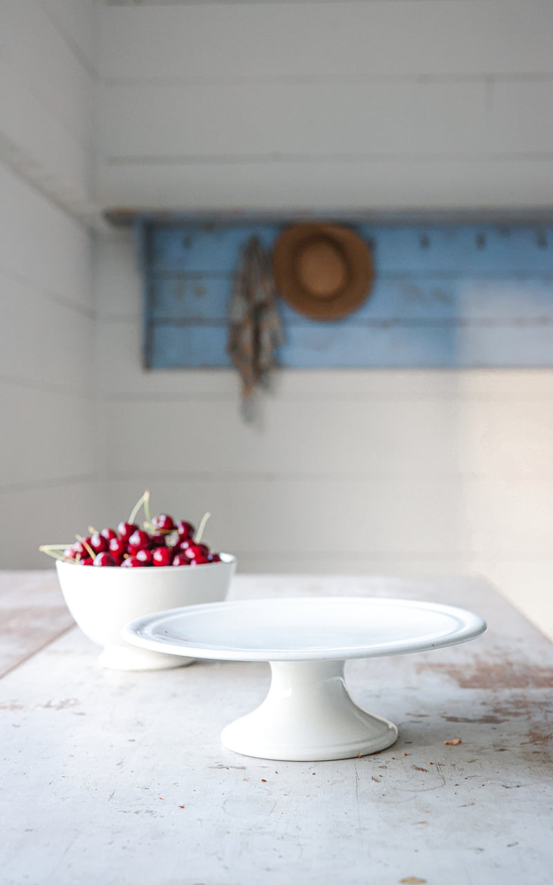 Vintage Dutch Ironstone Cake Stand