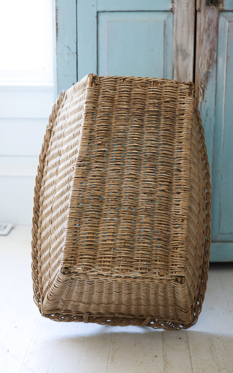 Large Vintage French Laundry Basket