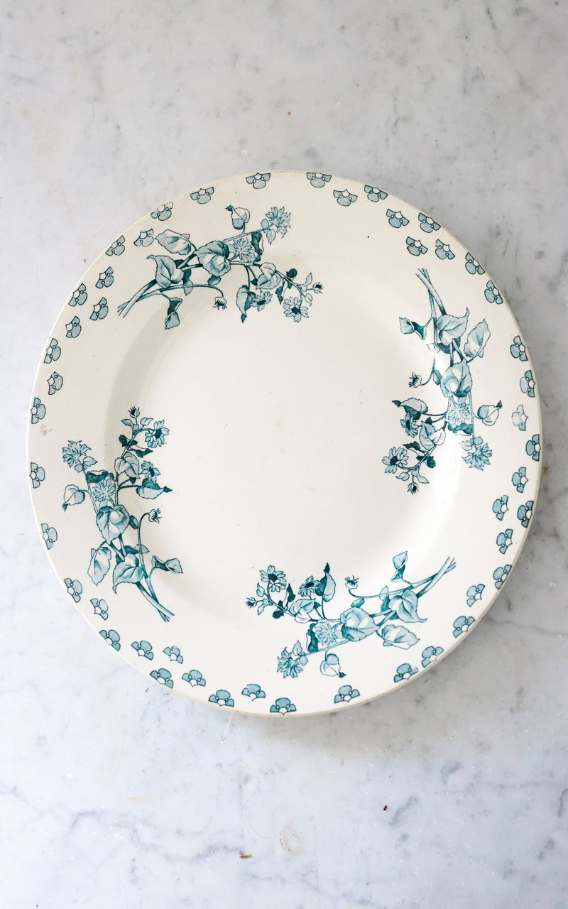 Vintage French Ironstone Plate