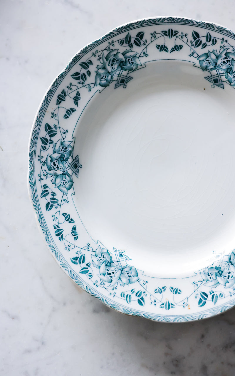 Set of Six Vintage Swedish Stoneware Plates