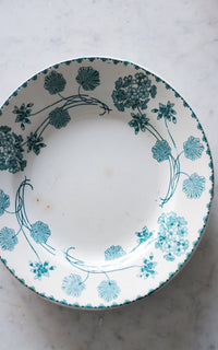 Set of Vintage French Stoneware Plates