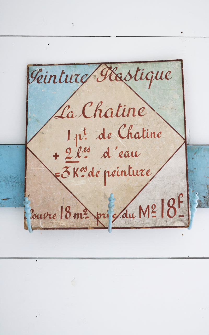 Vintage French Sign