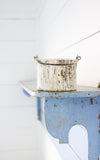 Petite Vintage French Paint Bucket