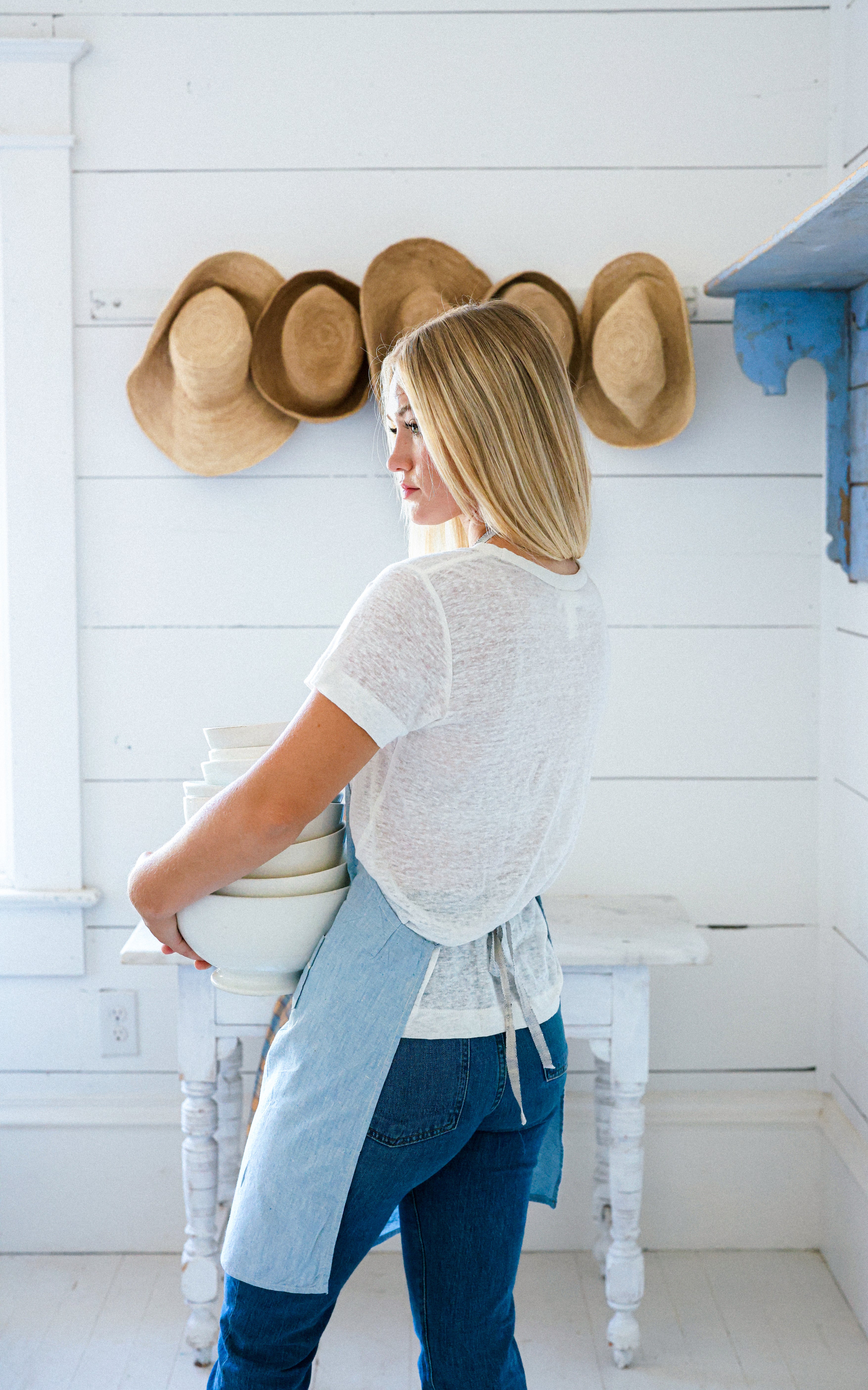 french 00-20s apron【wildfraulein好きな方など】 Vintage French Apron – Dreamy Whites