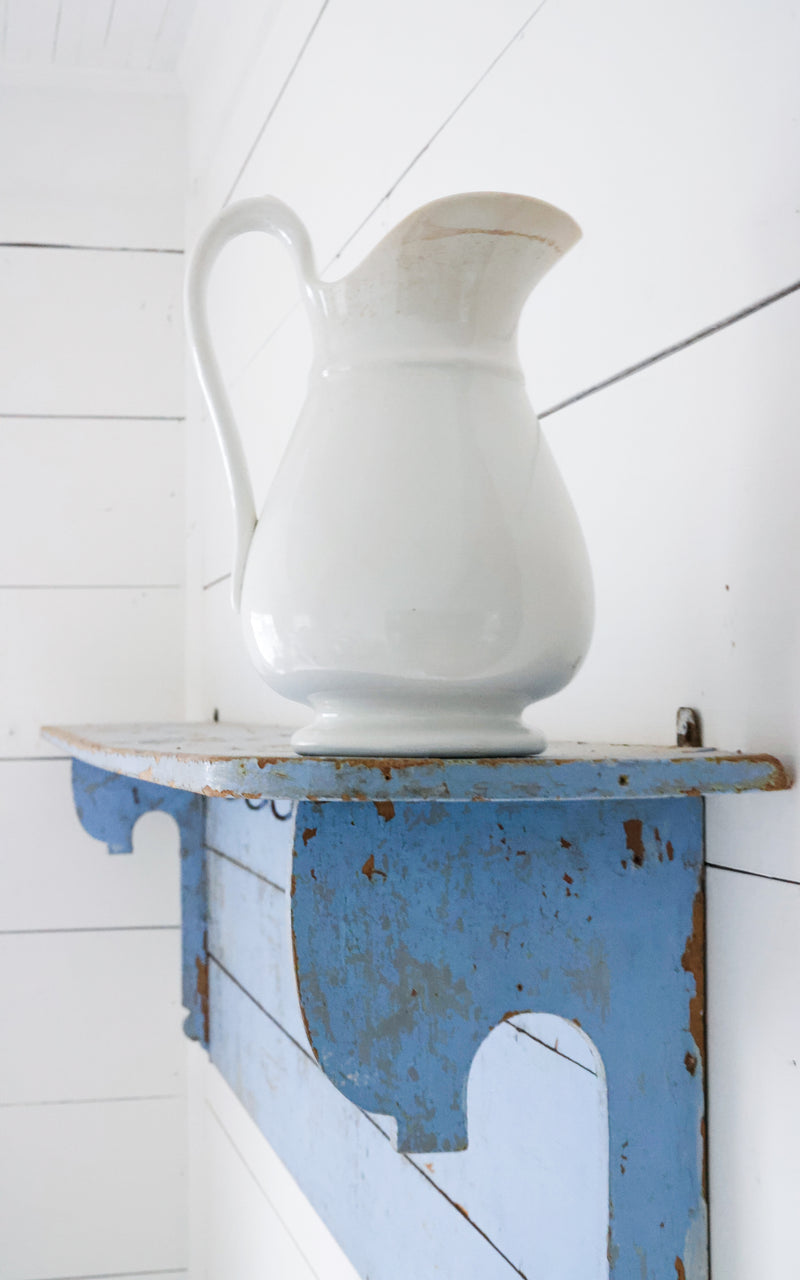 Vintage Belgian Ironstone Pitcher