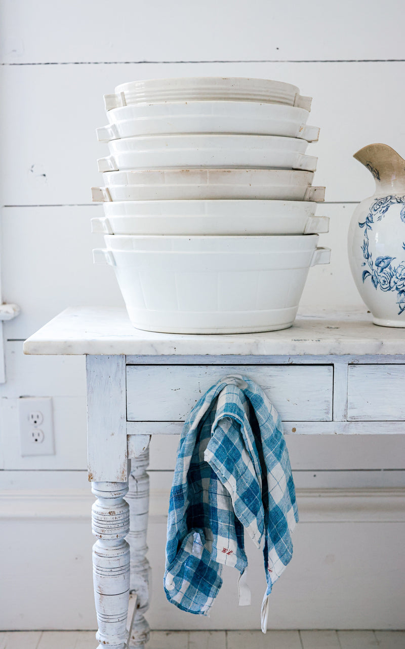 Vintage Dutch Ironstone Foot Bath