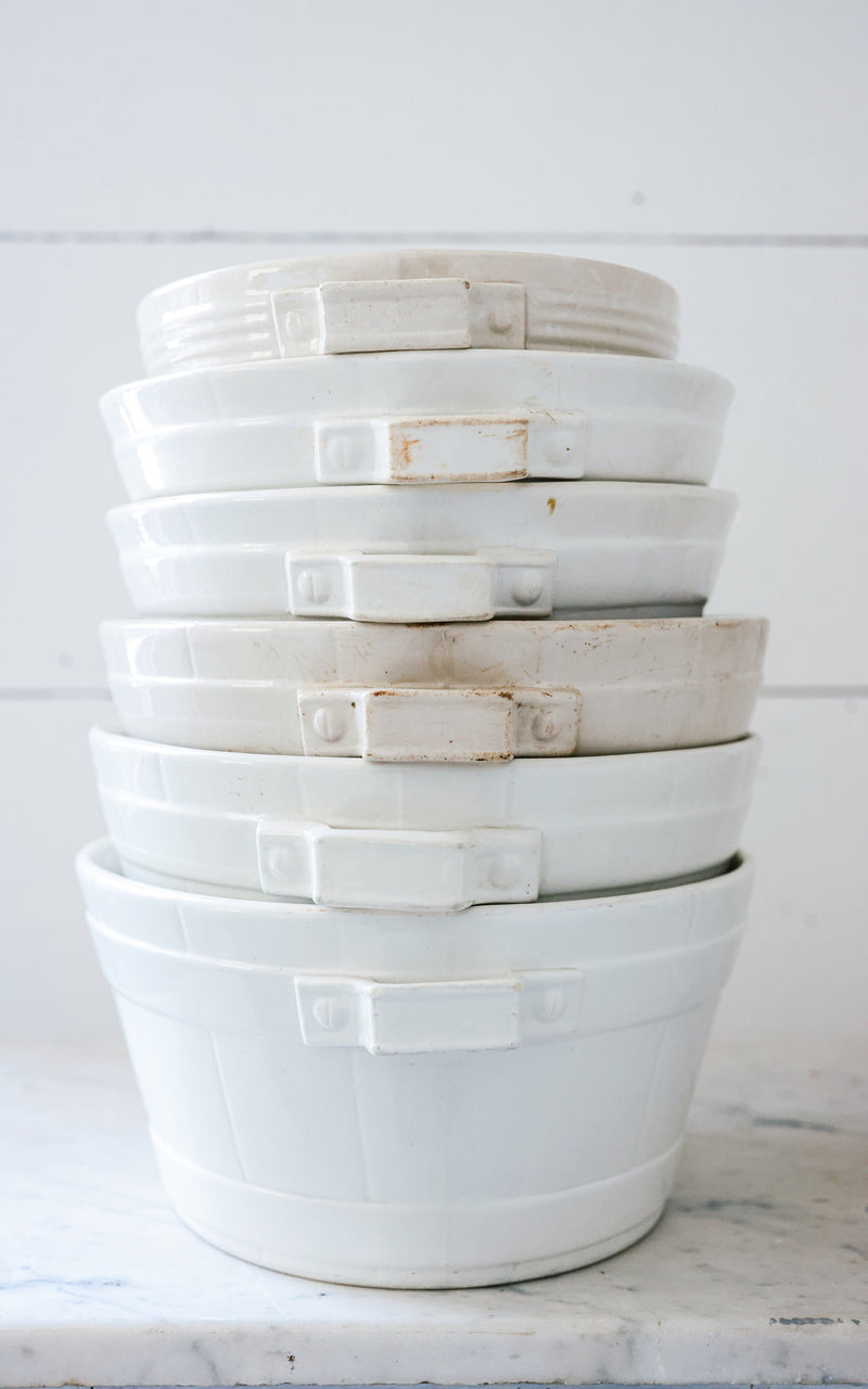 Large Vintage Dutch Ironstone Foot Bath