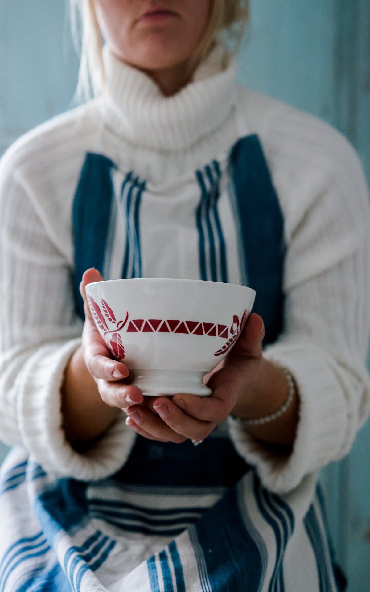 Vintage French Cafe Au Lait Bowl