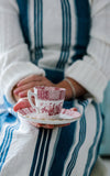 Petite Vintage French Ironstone Cup and Saucer Set