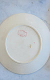 Set of Six Vintage French Stoneware Plates