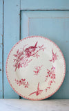 Large Vintage French Ironstone Plate