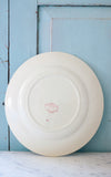 Large Vintage French Ironstone Plate