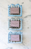 Vintage French Enamelware Soap Dish and Liz June's Atelier Lavender Essential Oil Soap