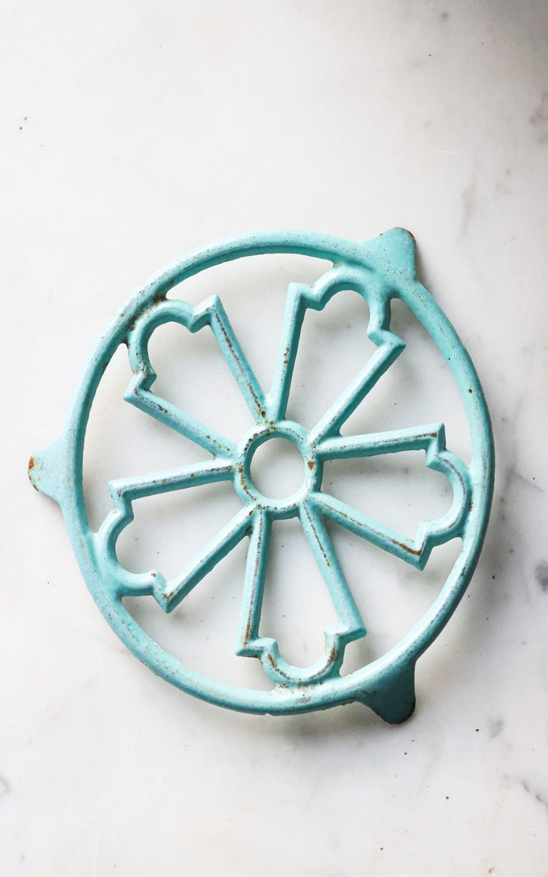 Vintage French Enamelware Trivet