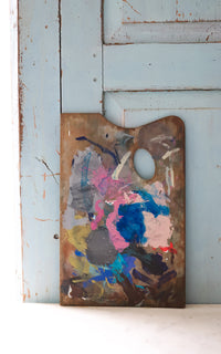 Vintage French Painter's Palette