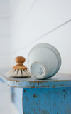 Vintage English Pudding Bowl Filled with Liz June's Lavender Dish Soap