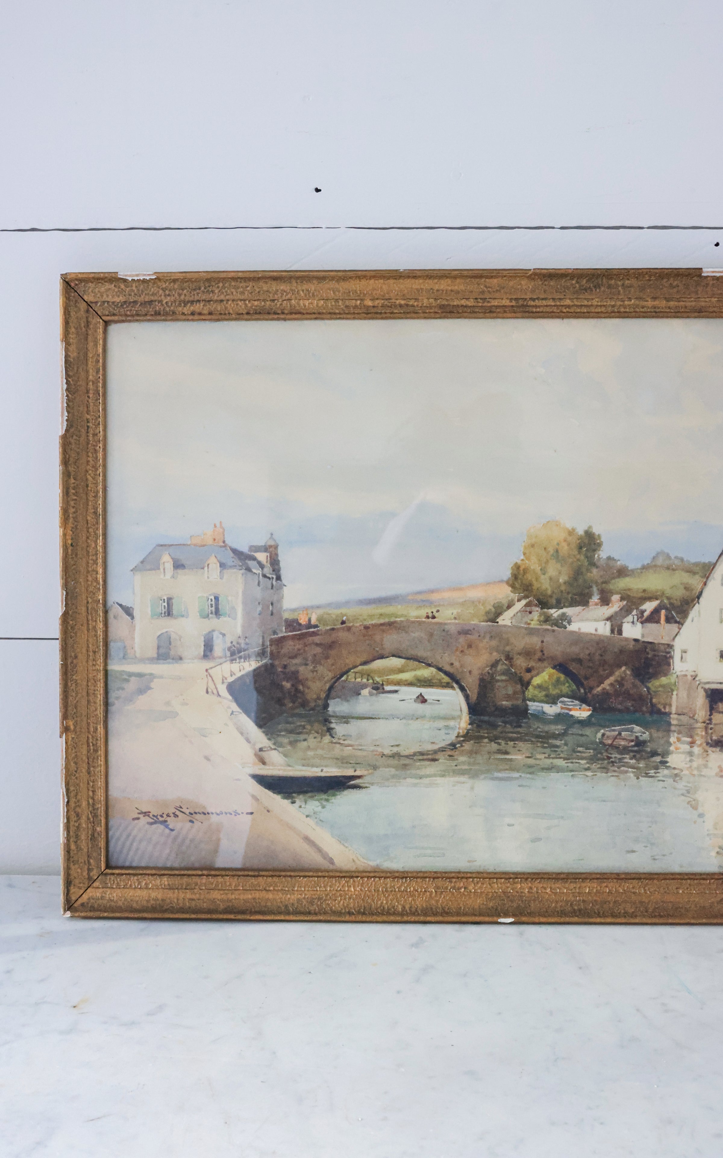 Vintage French Watercolor