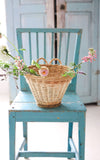 Petite Vintage French Harvesting Basket