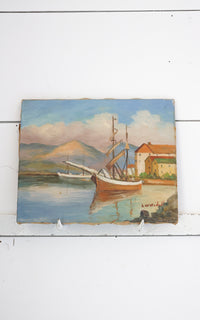 Vintage Swedish Oil Painting