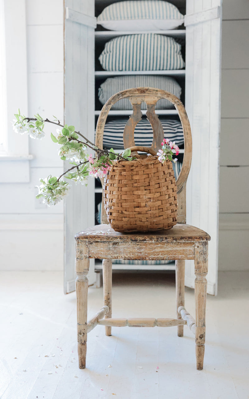 Vintage Swedish Harvesting Basket