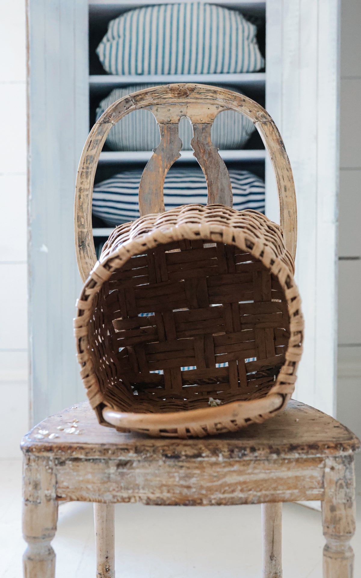 Vintage Swedish Harvesting Basket