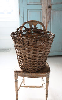 Vintage French Apple Basket