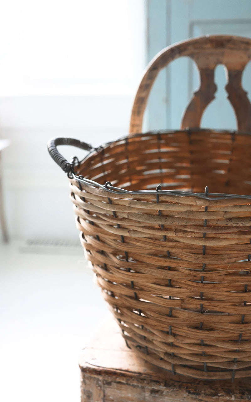 Vintage Swedish Apple Basket