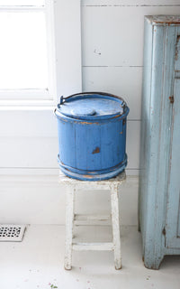 Vintage Swedish Wooden Bucket