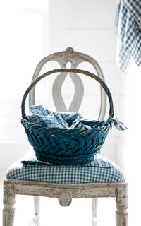 Vintage Swedish Indigo Basket