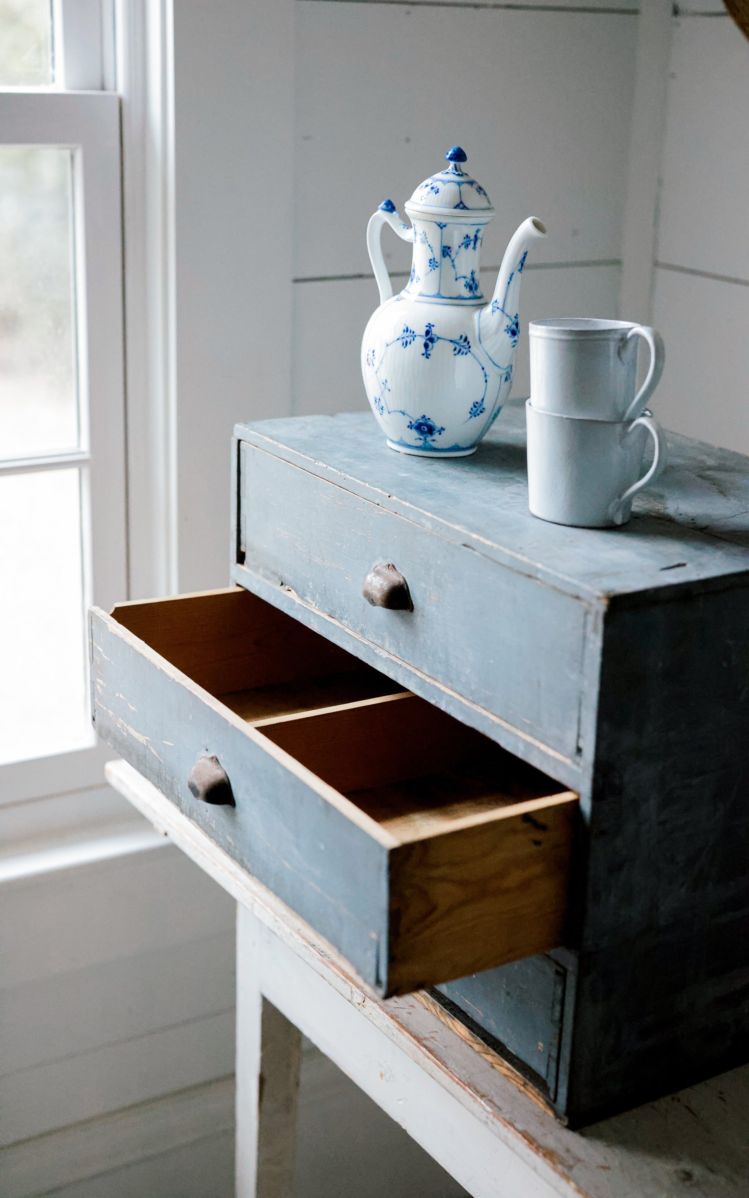 Vintage French Petite Chest of Drawers