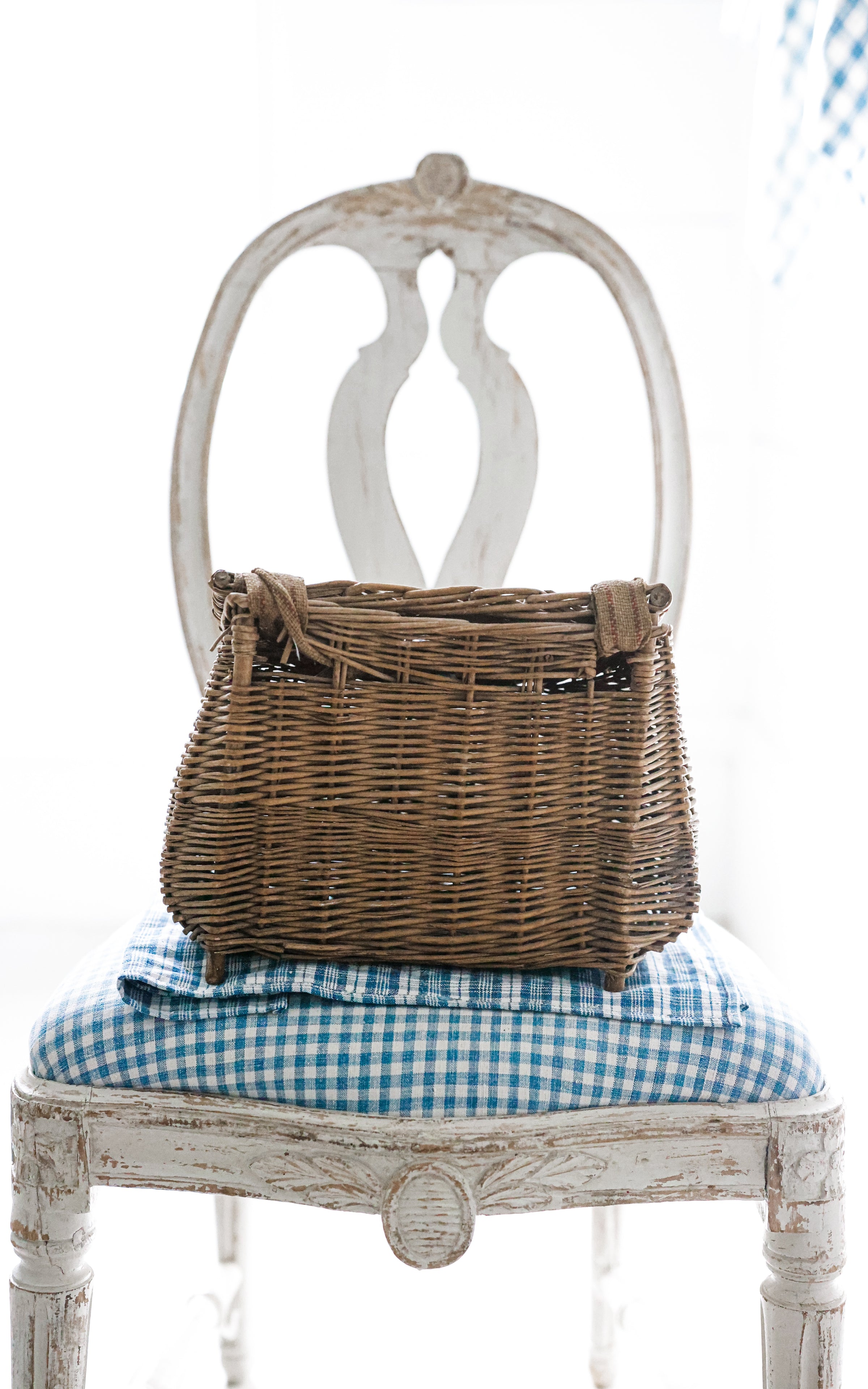 Vintage Fishing Basket