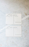 Set of Two Vintage French Postcards