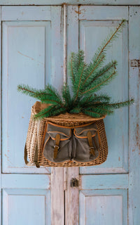 Vintage French Fishing Basket