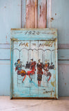 Vintage French Paris Panel With Painting