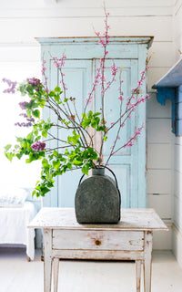 Vintage French Zinc Container