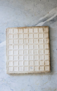 Vintage French Stoneware Trivet