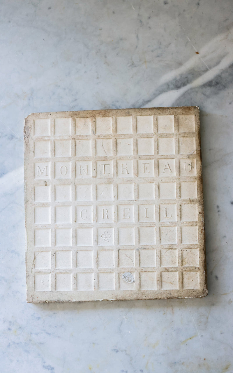 Vintage French Stoneware Trivet