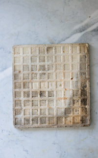 Vintage French Stoneware Trivet