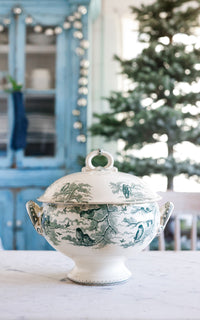 Vintage French Ironstone Tureen