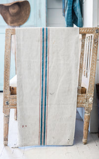 Vintage French Flour Sack ~A